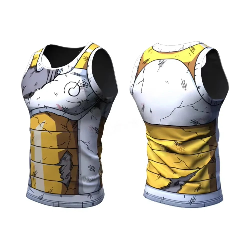 Dragon Ball  Anime Goku Cosplay 3D Tank Tops Men Summer Bodybuilding Streetwear Sleeveless Tops Unisex Fashion Casual Cool Vest