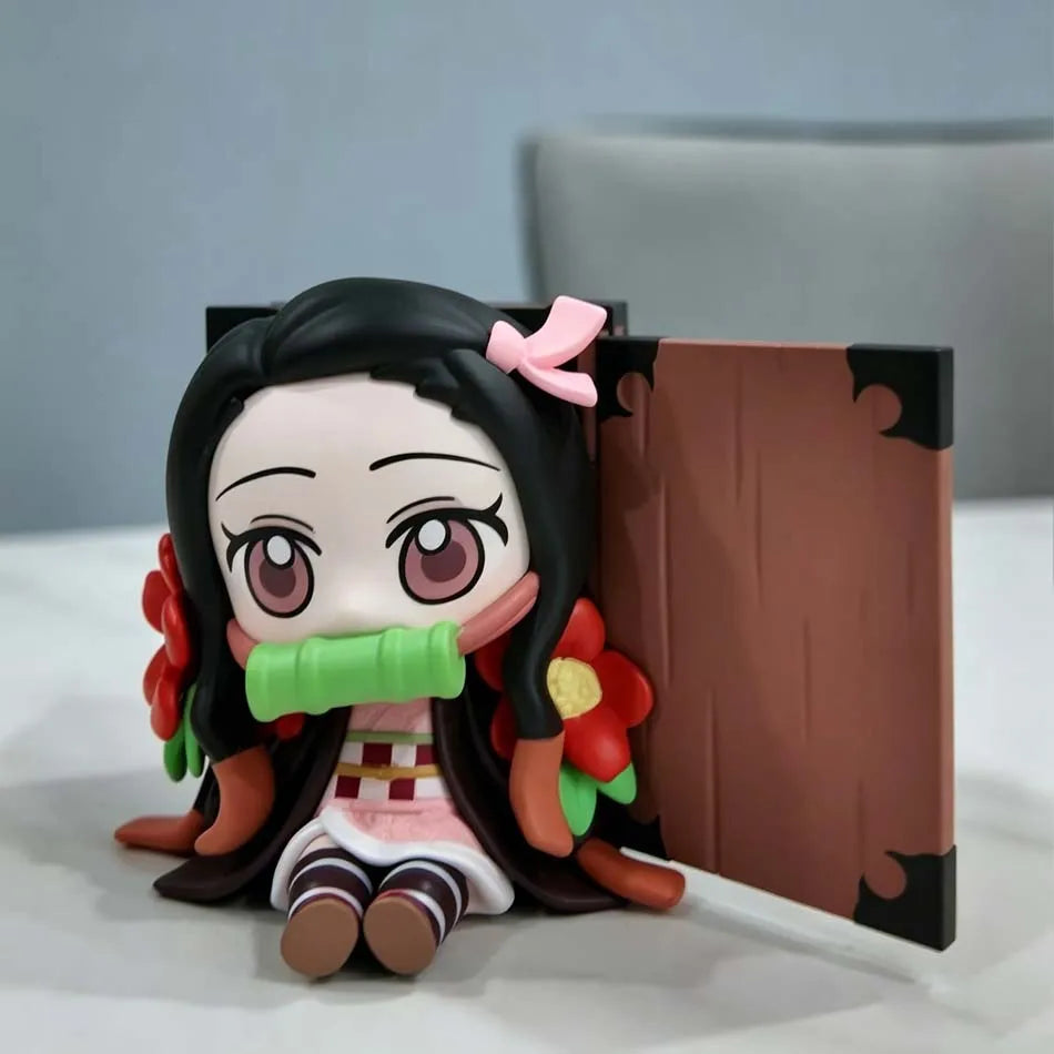 Bandai Anime Demon Slayer Figure Model Juuni Kitsuki Akaza Battle Figure Kimetsu No Yaiba Desktop Decoration Collection Gift