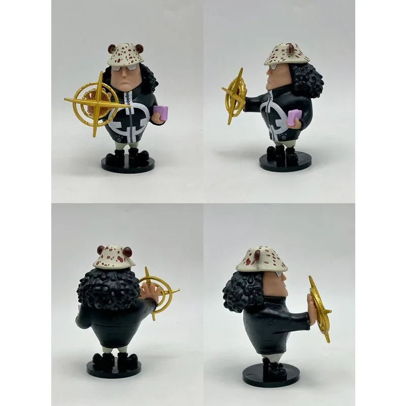 One Piece 8 mini stamps cartoon characters PVC collection seal ornaments gifts