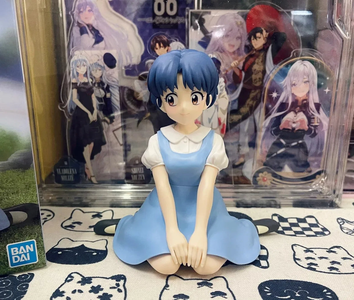 In Stock Original BANDAINAMCO BANPRESTO Ranma 1/2 Relax Time Shampoo Tendou Akane Ranma PVC Figure Model Collector Birthday Gift