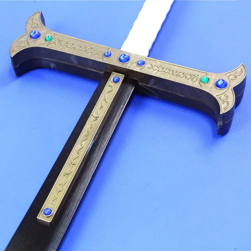 Large Dracule Mihawk Katana Eagle Sword Wooden Ninja Knife Anime Cosplay Prop Real Full Size Japanese Katana Samurai Sabre Toy