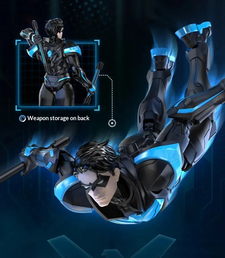 Blokees Dc Universe Champion Class Building Model Kit Superman Harley Quinn Nightwing Batman Beyond Diy Collectible Action Figur