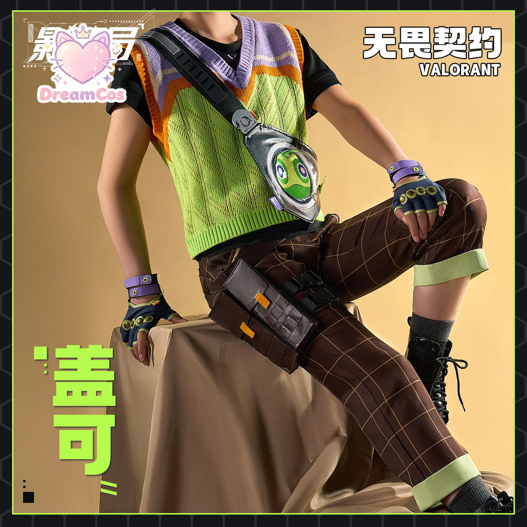 Valorant Gekko Cosplay Costume Anime Game Outfit Full Set DreamCos