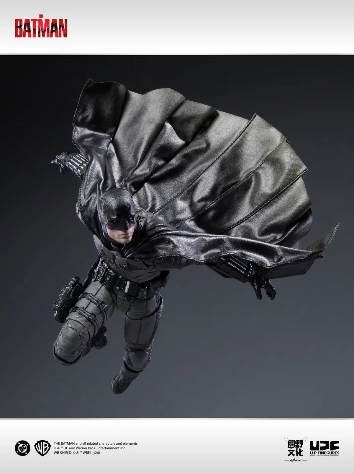 New Batman 1/12 UPF LPZZ Studio Batman Action Figure DC Robert Pattinson Batman Figurine Model Statue Collectible Toys Gifts