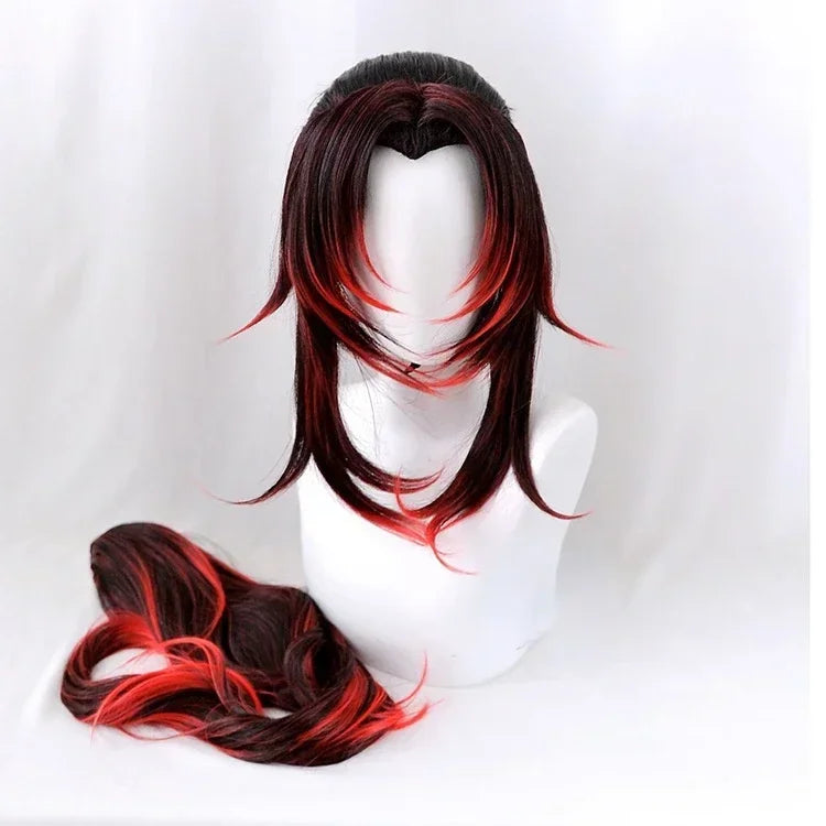 2025 New Kokushibo Cosplay Costume Wigs Tattoo Stickers Anime Printing Kimono Uniform Shirt Halloween Carnival Outfits for