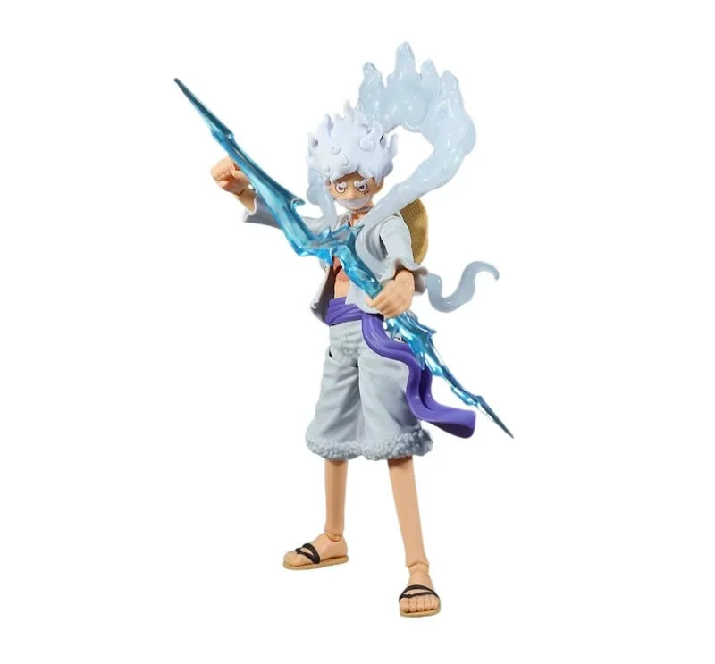 Bandai SHF One Piece Nika Action Figure - Luffy Collectible Model Toy for Boys Birthday Gift Ornament
