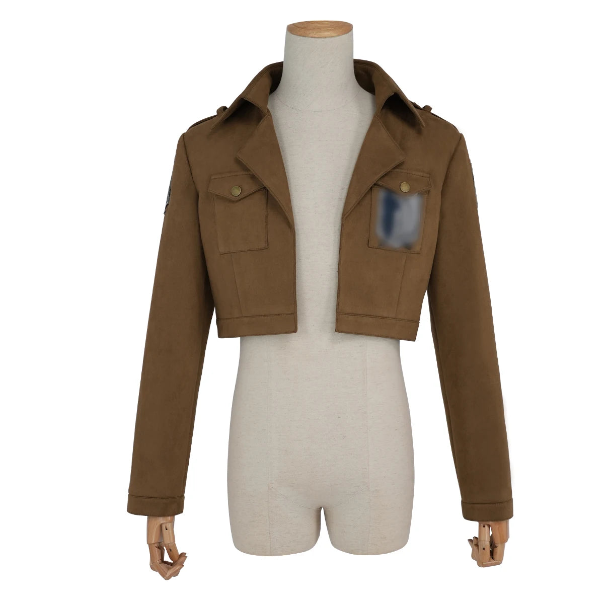 HOLOUN Anime Levi Eren Jaeger Mikasa Ackerman Armin Arlert Hanji Cosplay Costume Unisex Survey Corps Cloak Jacket Embroidery