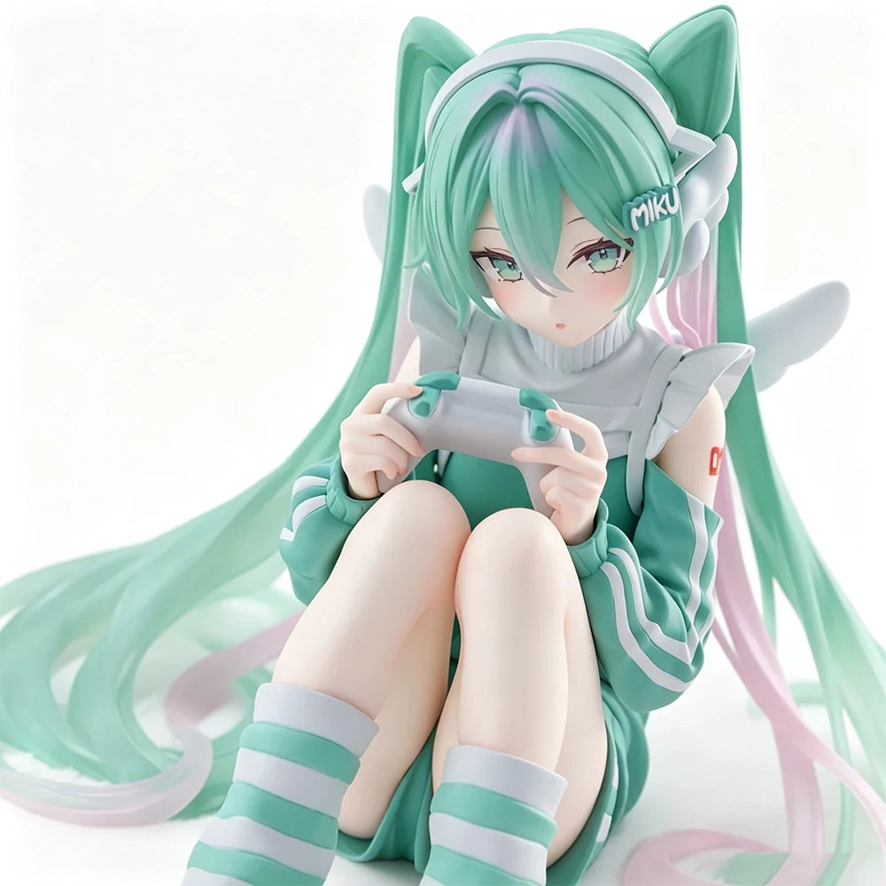 13CM Anime Hatsune Miku Action Figures Holiday Memories Game Ver Figure Anime Figurines Model Toy Gift Desktop Decoration
