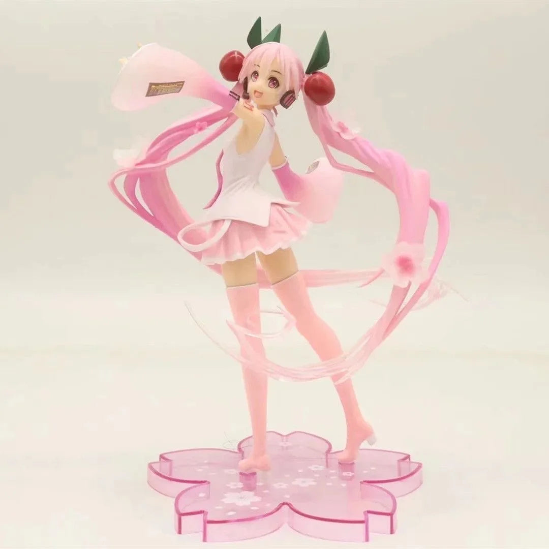 Hatsune Miku Figure Anime Girl Model Desktop Decor Collectible Doll Gift for Fans Future Vocaloid Statue Japanese Kawaii Otaku