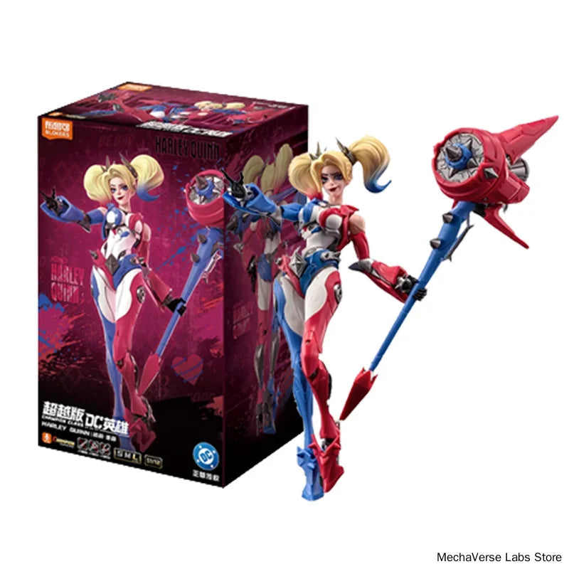 Blokees DC Heroes Harley Quinn Champion Class Blocks Figure Collectible Toy Desktop Display Home Decoration Collection Gift