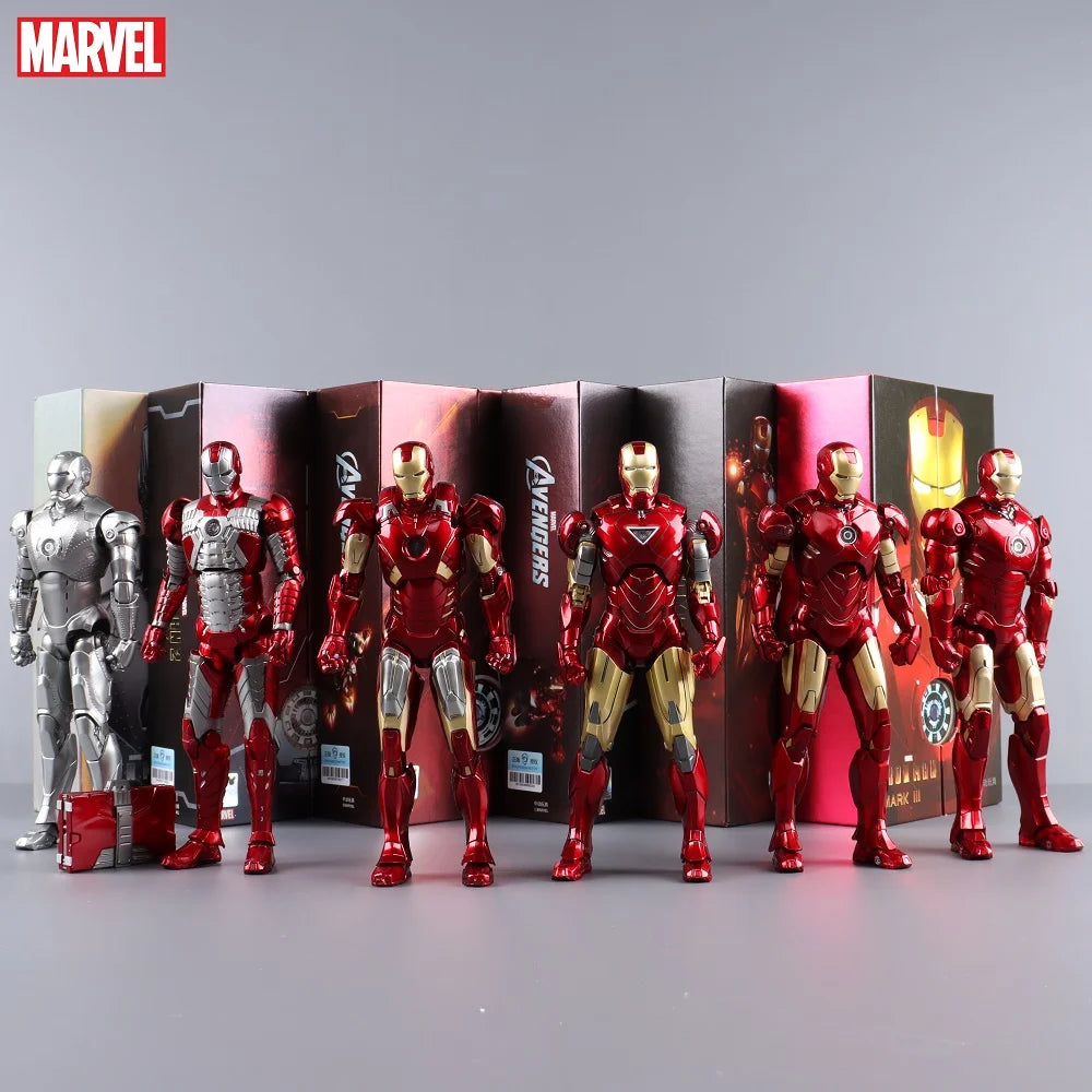 ZD Toys Marvel Studios Iron Man MK3 Action Figure MK35 MK24 MK40 MK38 Tony Stark Ironman Figure Action Collect Toy Gift