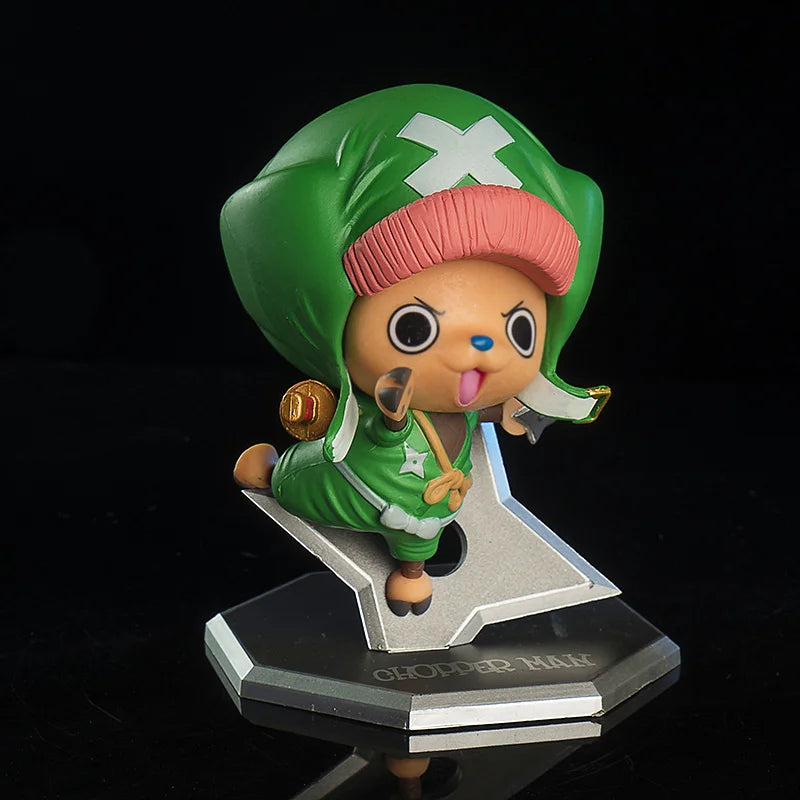 One Piece PVC Action Figure Kimono Ninja Tony Tony Chopper Anime Figure  Collection Model Dolls Kid Gift Toys Decoration