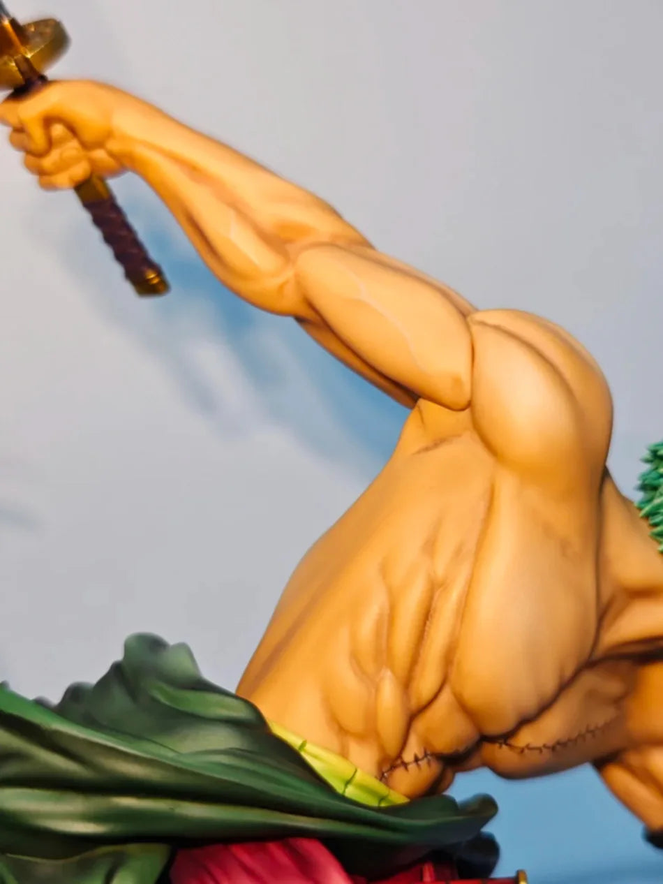 21cm One Piece Luffy Figure Roronoa Zoro Three-Blade Sa-Maximum Manga Anime Statue PVC Action Collection Model Toys Gifts