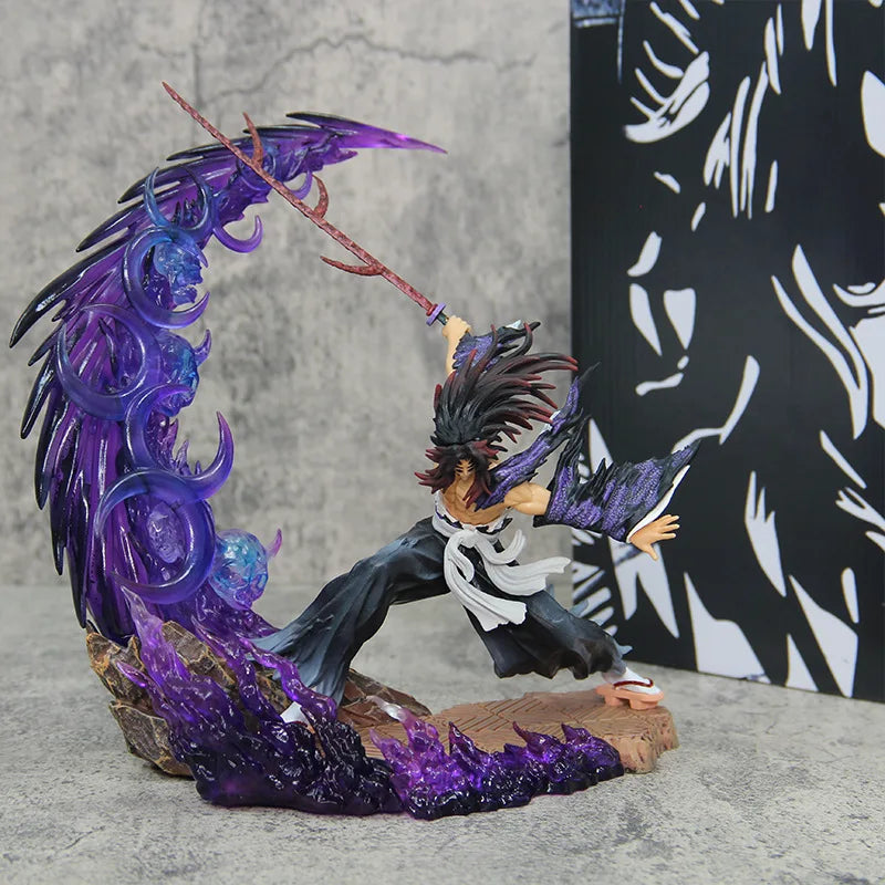 【In-Stock】Ghost Slayer Gk Battle Black Death Mou Battle Ji Guoyuan One Light Edition Model Ornament Statue Handmade Wholesale