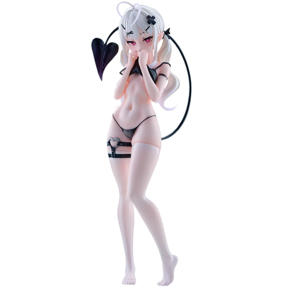 Original Illustration Figurine Shinomiya Kanna Standing Action Figures Shinomiya Devil Girl PVC Statue Toys Collection Gift 24cm
