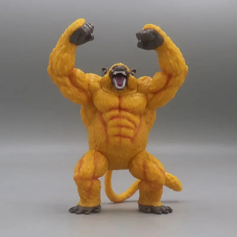Anime Dragon Ball Super Saiyan Vegeta Goku golden Great Ape Gorilla Action Figure Collection Model car ornament Doll Toys gifts