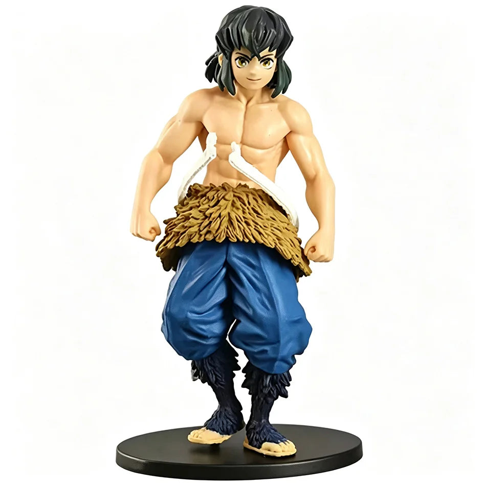 Demon Slayer Kimetsu no Yaiba Figure Kamado Tanjirou Agatsuma Zenitsu Nezuko PVC Model Toys Anime Character Warrior Figure