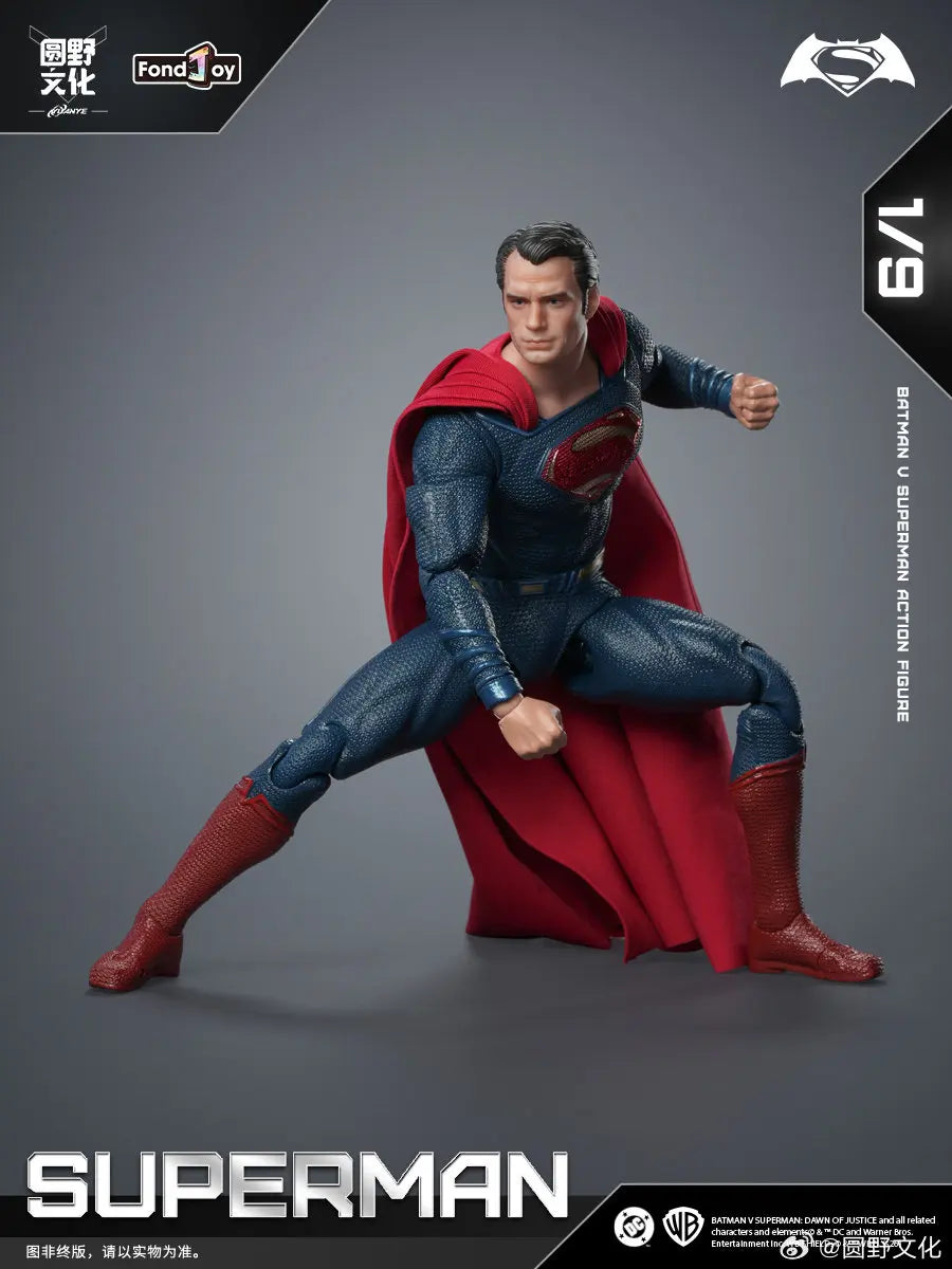 Original Fondjoy David Corenswet Superman Action Figure 1/9 New SupermanFigure PVC Joint Movable Collection Model Toys Gift