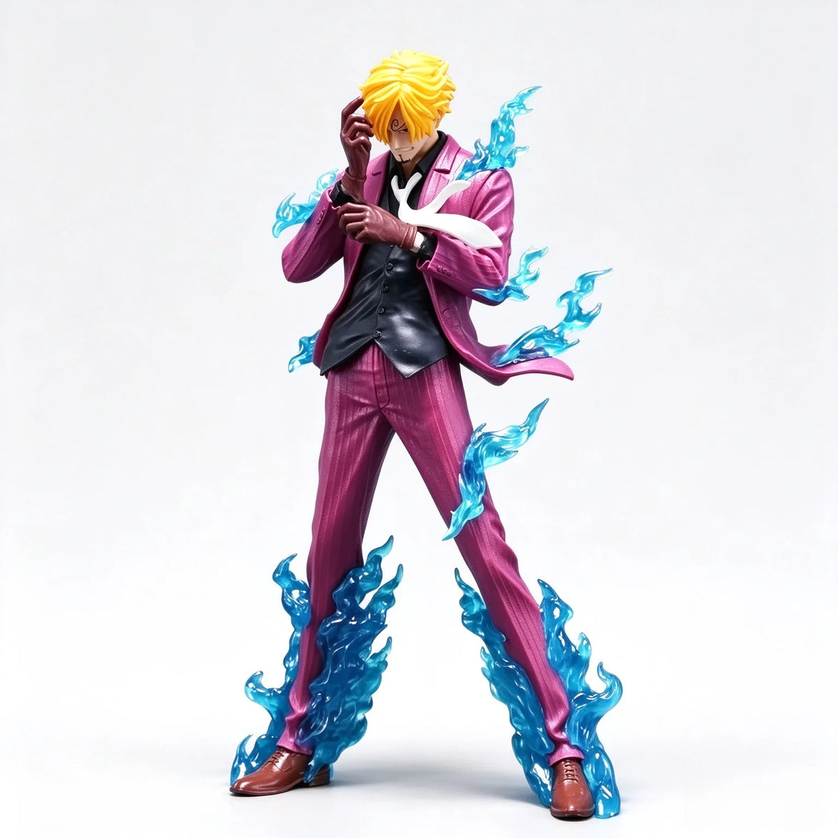 24cm/9.45in Anime ONE PIECE Figure Diable Jambe Sanji Action Figures Pvc Statue Desktop Ornamen Collection Model Toys Gifts