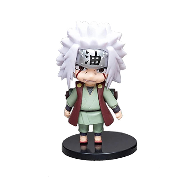 6 styles 9cm Anime Naruto Figures PVC Q Version Doll Gaara Kakashi  Figure Room Decoration Cartoon Kawaii Boy Toy Kid Gift