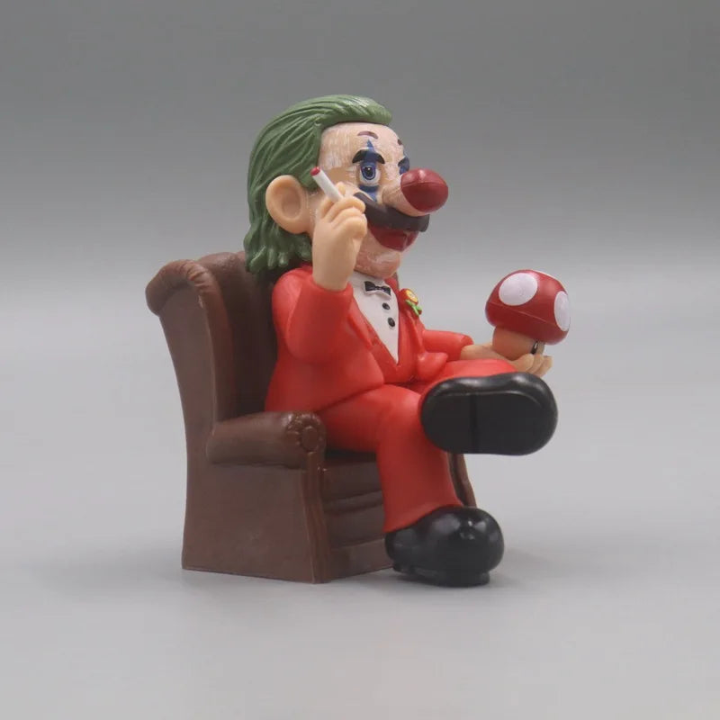 New Cosplay The Godfather The Joker With Chair Action Figure Toys Collection Movie Model PVC Doll Desktop Ornament