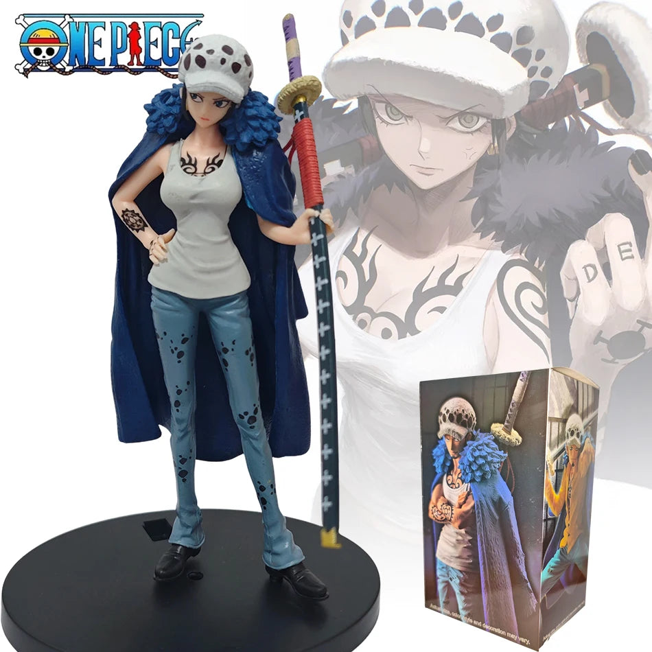 Hot One Piece Anime Figure  DXF EXTRA Trafalgar Law CHANGE PVC Collection Figurine Model Collectible Ornament Holiday Gift Toys﻿