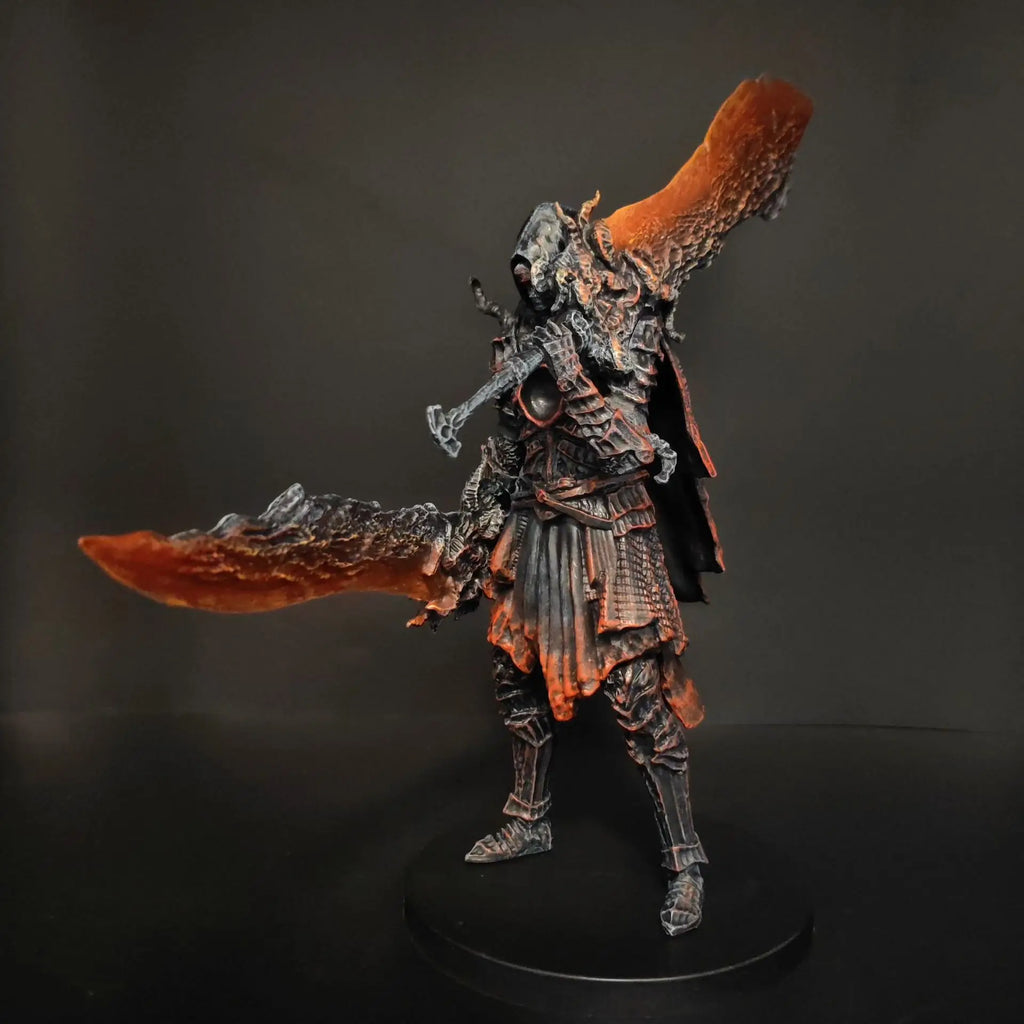 New Dark Souls Ringed Knight Ringed City Double Blades Anime Action Figure Collectible Model Desktop Decor For Game Collectors