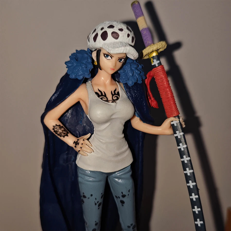 Hot One Piece Anime Figure  DXF EXTRA Trafalgar Law CHANGE PVC Collection Figurine Model Collectible Ornament Holiday Gift Toys﻿