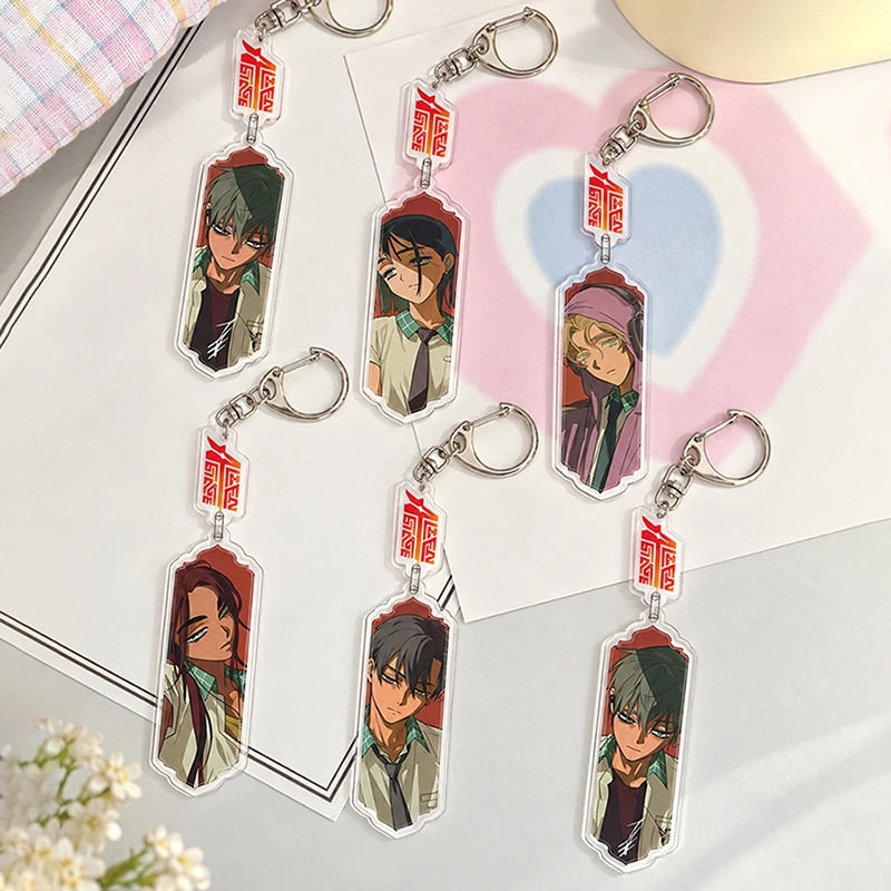 Hot Anime Alien Stage Chibis Plush Keychains for Women Accessories Bag Ivan Till Keyrings Jewelry Fans Couple Friends Gifts
