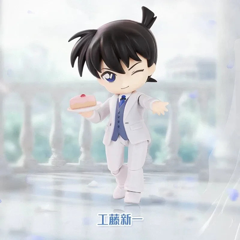 In Stock BLOKEES Detective Conan Encounter Q Series 30th Anniversary Kaito Kid BJD Figure Collectible Model Ornament Toy