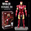 Zd Toys Marvel Iron Man Mark Mk1 Mk7 Series Action Figure Movable Collectible Model Desktop Decoration Gift Toys
