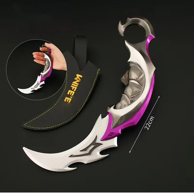 Valorant Melee Knife Toy Sword Figure Karambit Prime Reaver Series VCT Claw Knife Ion Tactical Knives Boys Gifts Game Gifts