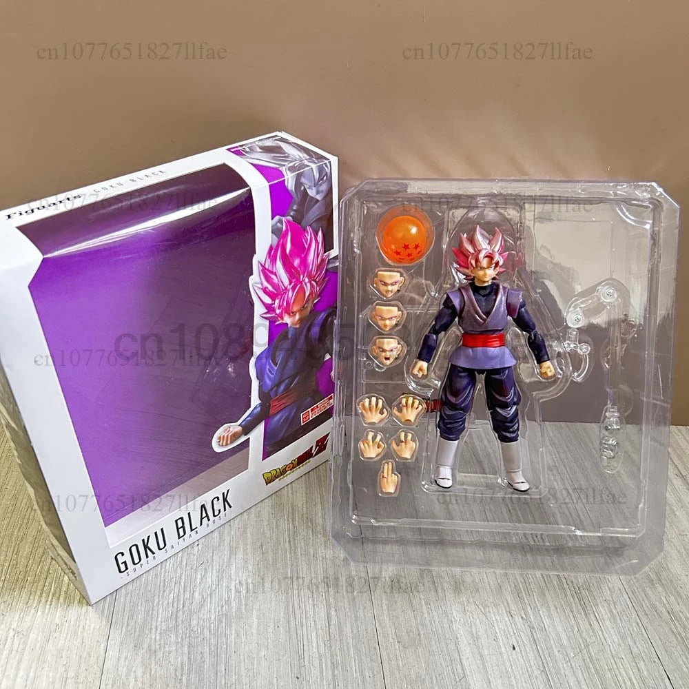 Dragon Ball Z Super Saiyan Rose Goku Black Action Figure Model Toys Joint Movable Gift For Friends Room Decor Christmas Present