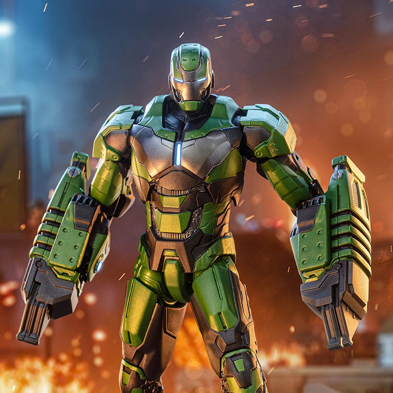 ZDTDS   Iron Man MK26 Gamma Action Figure Joint Movable Collectible Model Desktop Display Gift For Adult Fans