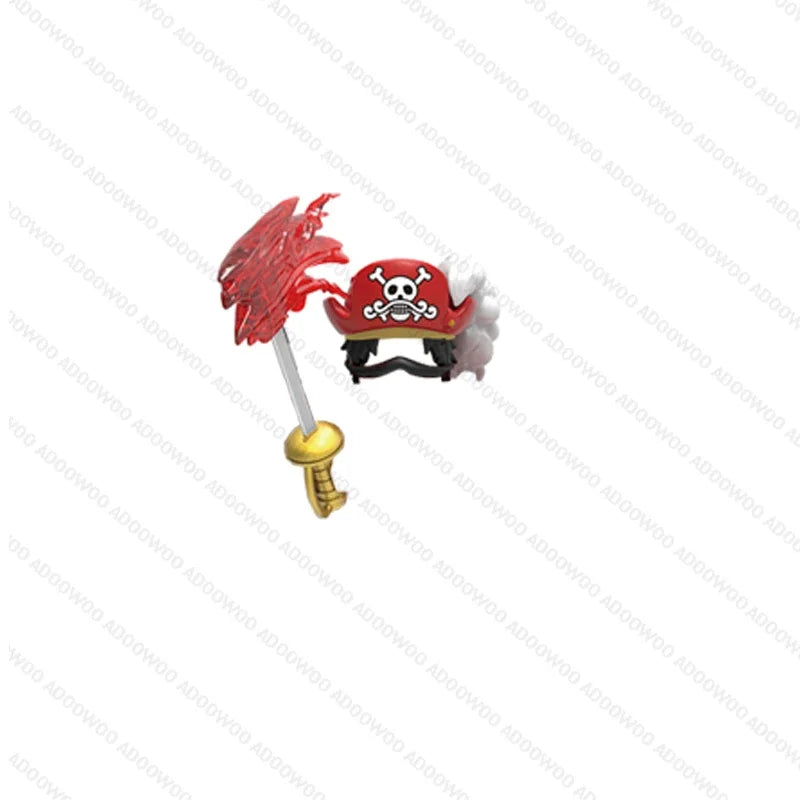 XH2030-XH2077 Japanese Anime Series Cartoon Building Block Figure Luffy Zoro Joba Mini Action Combination Desktop Accessory Toy