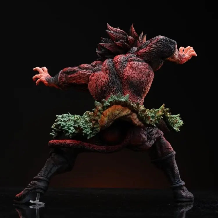 28cm Dragon Ball Broli Super Saiyan Handmade Animation Character Model Statue Collectible Desktop Decoration Action Figure Gift