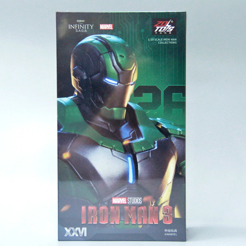ZD Toys Marvel Studios Iron Man MK3 Action Figure MK35 MK24 MK40 MK38 Tony Stark Ironman Figure Action Collect Toy Gift
