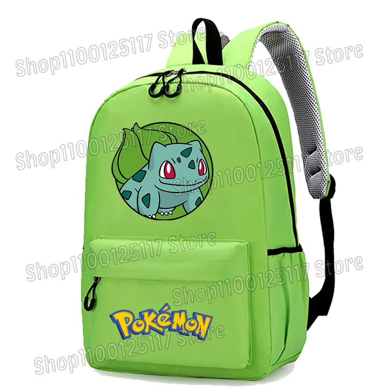 Anime Figure Backpack Printed Schoolbag Student Supplies Large Capacity Bookbag Cute Portable Colorful Knapsack Men Women Gift