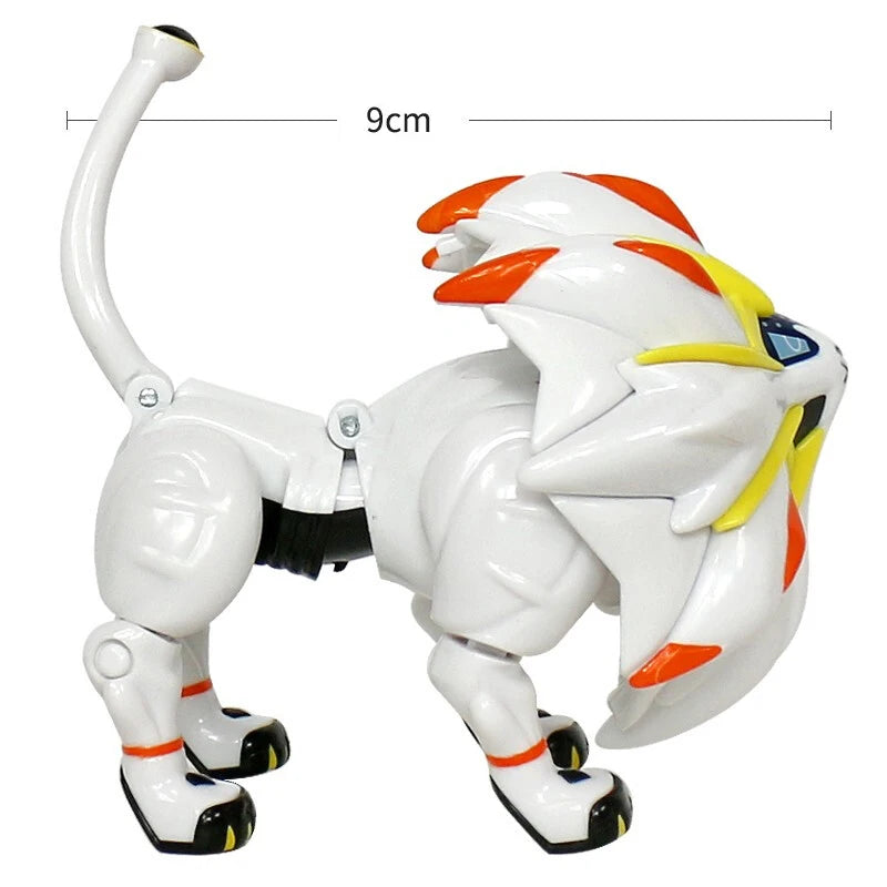 Pokemon ball deform Figure Pikachu Charizard Venusaur Blastoise Gyarados Solgaleo Lunala Action Figurine pokeball poke child Toy