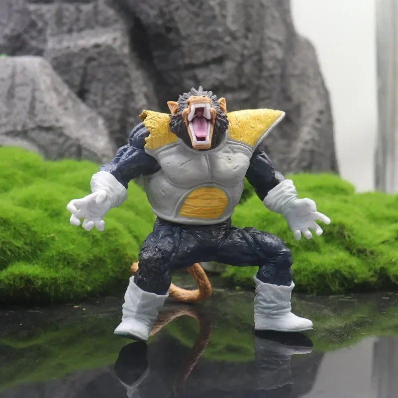 Anime Dragon Ball Super Saiyan Vegeta Goku golden Great Ape Gorilla Action Figure Collection Model car ornament Doll Toys gifts
