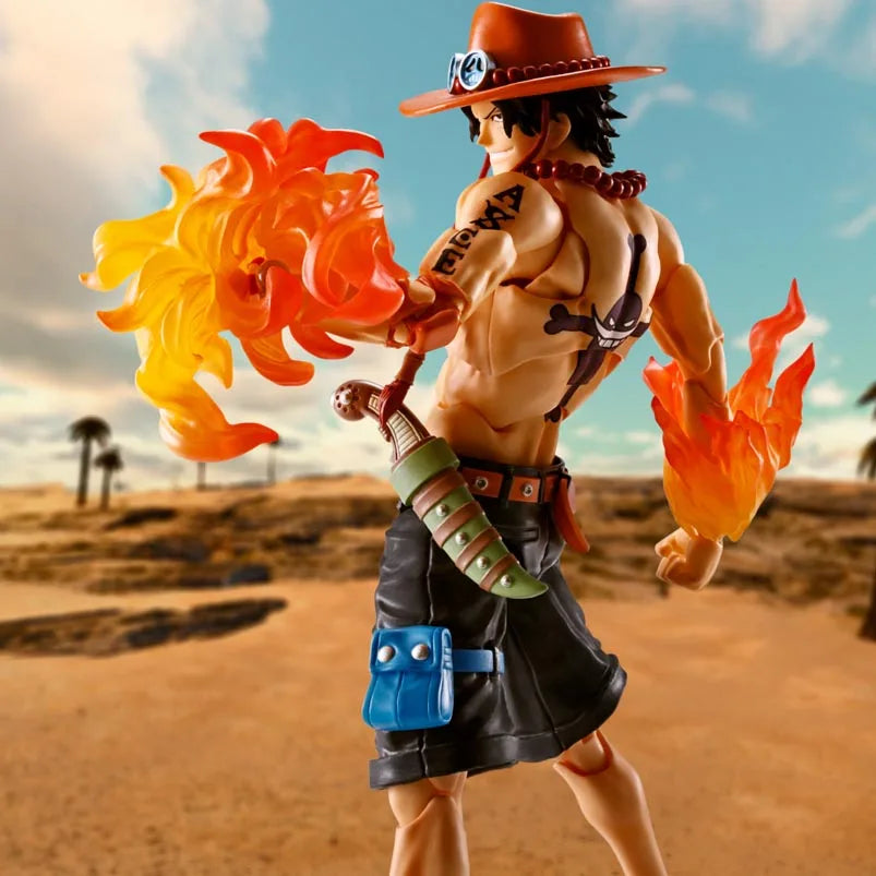 Bandai SHF Ace Articulated Action Figure Desktop Collectible Ornament, Perfect Gift for Boys Grade Anime Statue