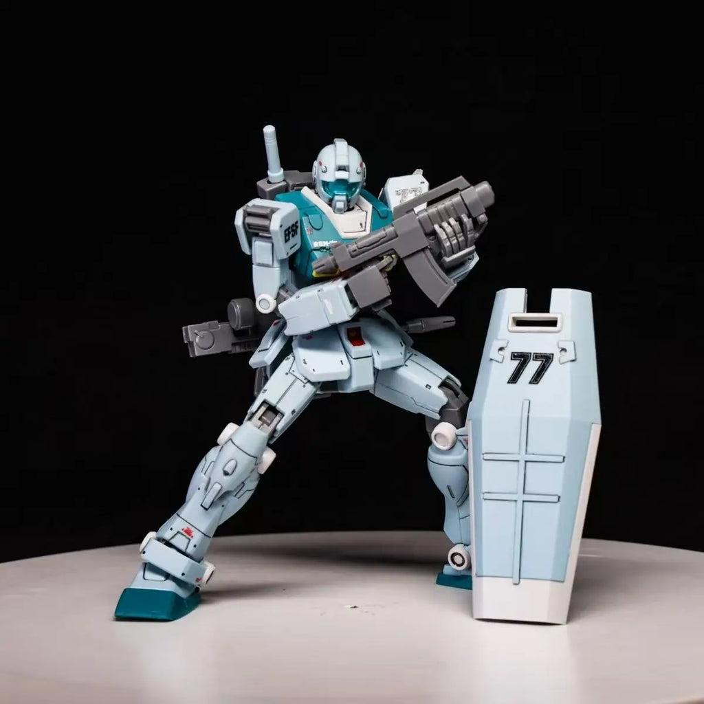 GK HG 1/144 Cucuruz Doan's Island Gm Sleggar Mecha Assembly Model Kit Action Figures Desktop Decoration Doll Collectible Toys