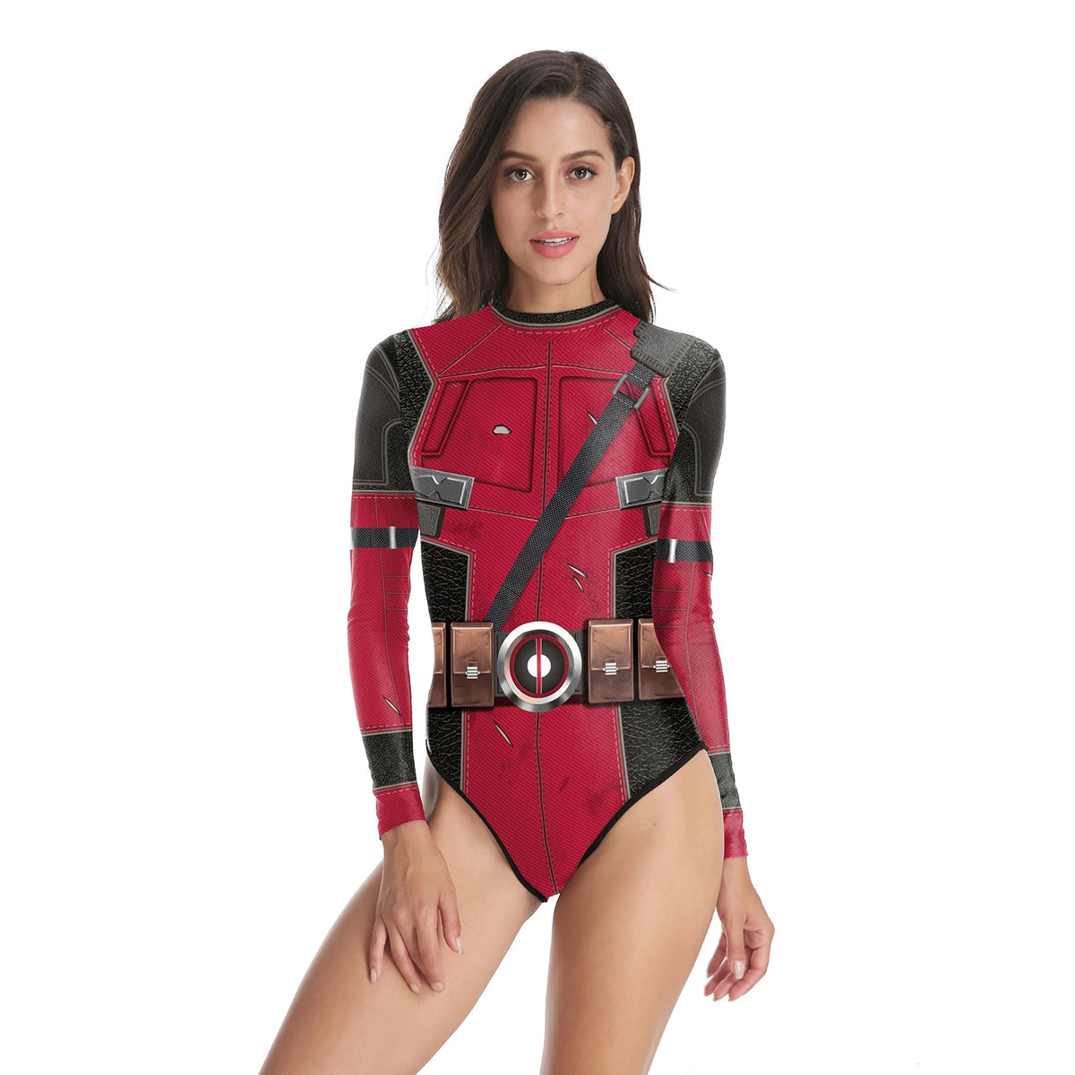 Deadpool & Wolverine Printed Cosplay Suit