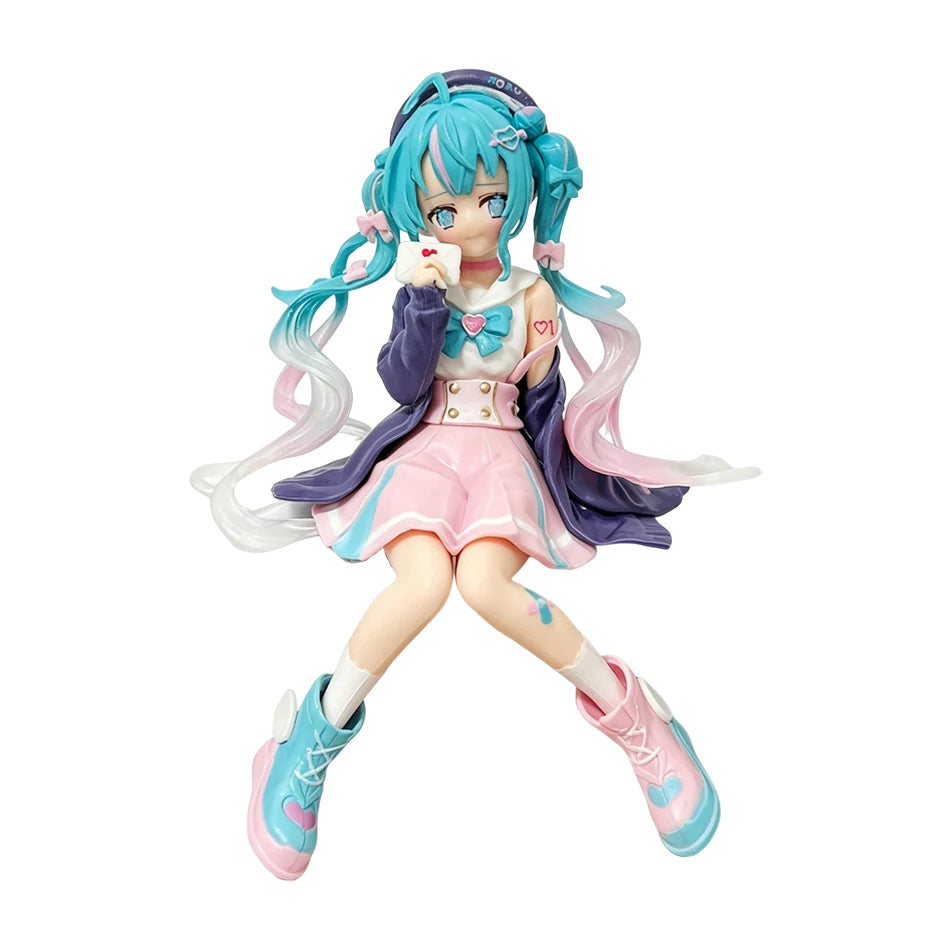 Hatsune Miku Figure Bauhinia Flower Sour Berry Candy Hatsune Miku Anime Beautiful Goddess Figure Tabletop lovely Decorations Toy
