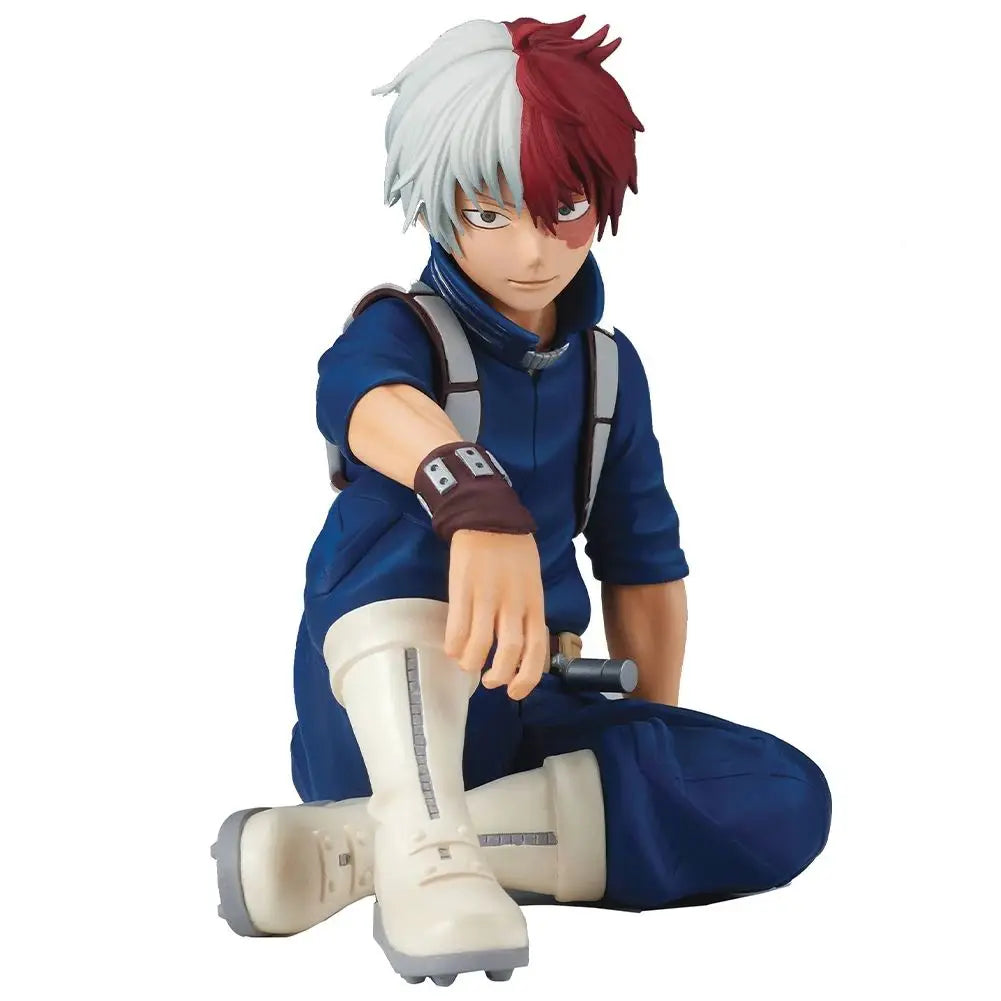 Hot My Hero Academia Bakugou Katsuki Midoriya Izuku Todoroki Shouto Toga Himiko Anime Figure PVC Collectible Model Toys Kid Gift