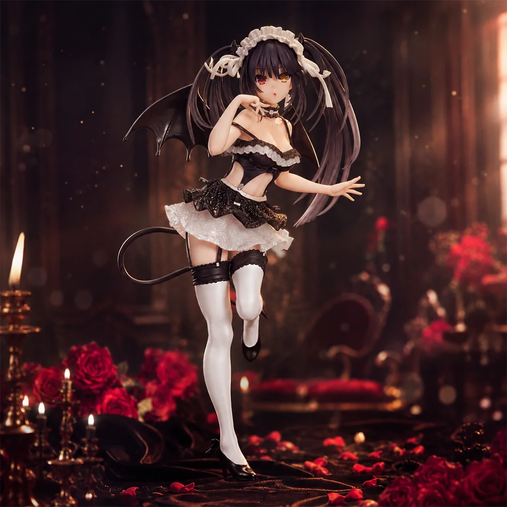 1pc Dark Demon Maid Figure Model, Anime Atmosphere Desk & Car Decor Collectible Statue, Ideal Gift for Birthdays & Holidays.