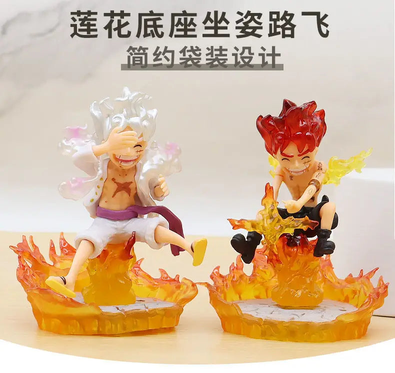 8-28cm One Piece Anime Figures Nika Luffy Gear 5th Action Figure Gear 5 Sun God Pvc Figurine Gk Statue Model Decoration Toys