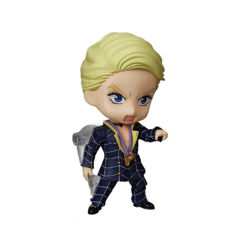 1401 Prosciutto Jojo Bizarre Adventure Posable Interchangeable Face Action Figure Desktop Decor For Anime Collectors
