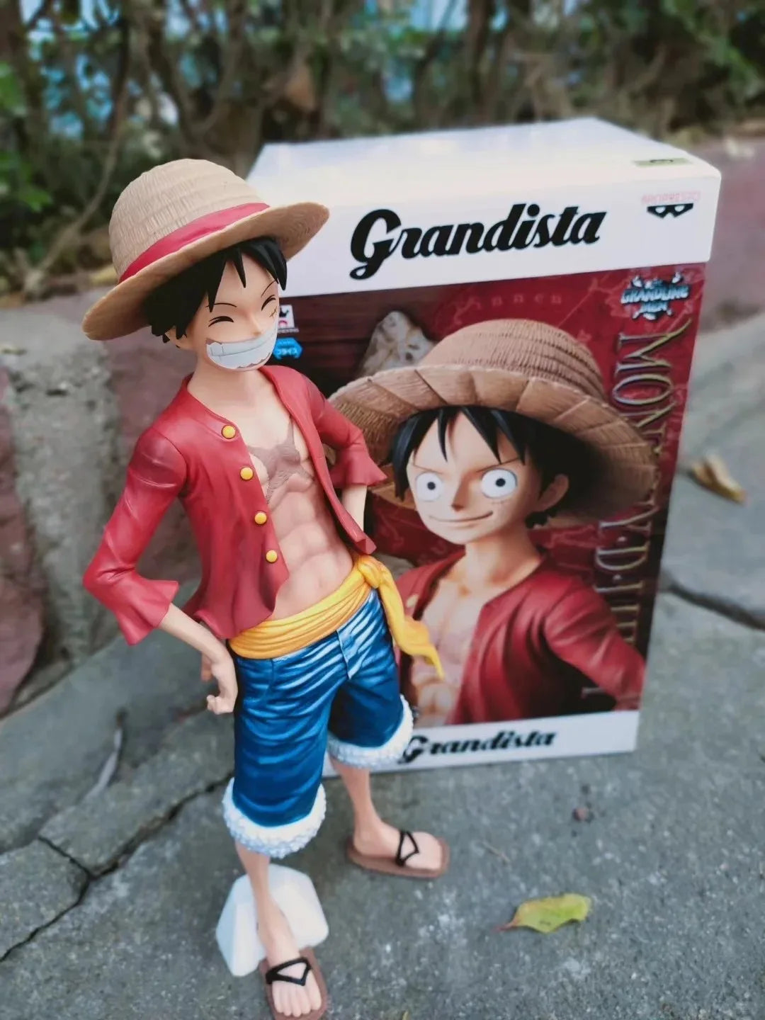 New 28cm One Piece Anime Figure Confident Smiley Luffy Three Form Face Changing Doll Action Figurine Model Toys Birthday Gifts