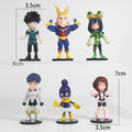 New Original BANPRESTO 6pcs 7cm My Hero Academia Anime Figure Pvc Action Figures Katsuki Anime Character Gift Collection Series